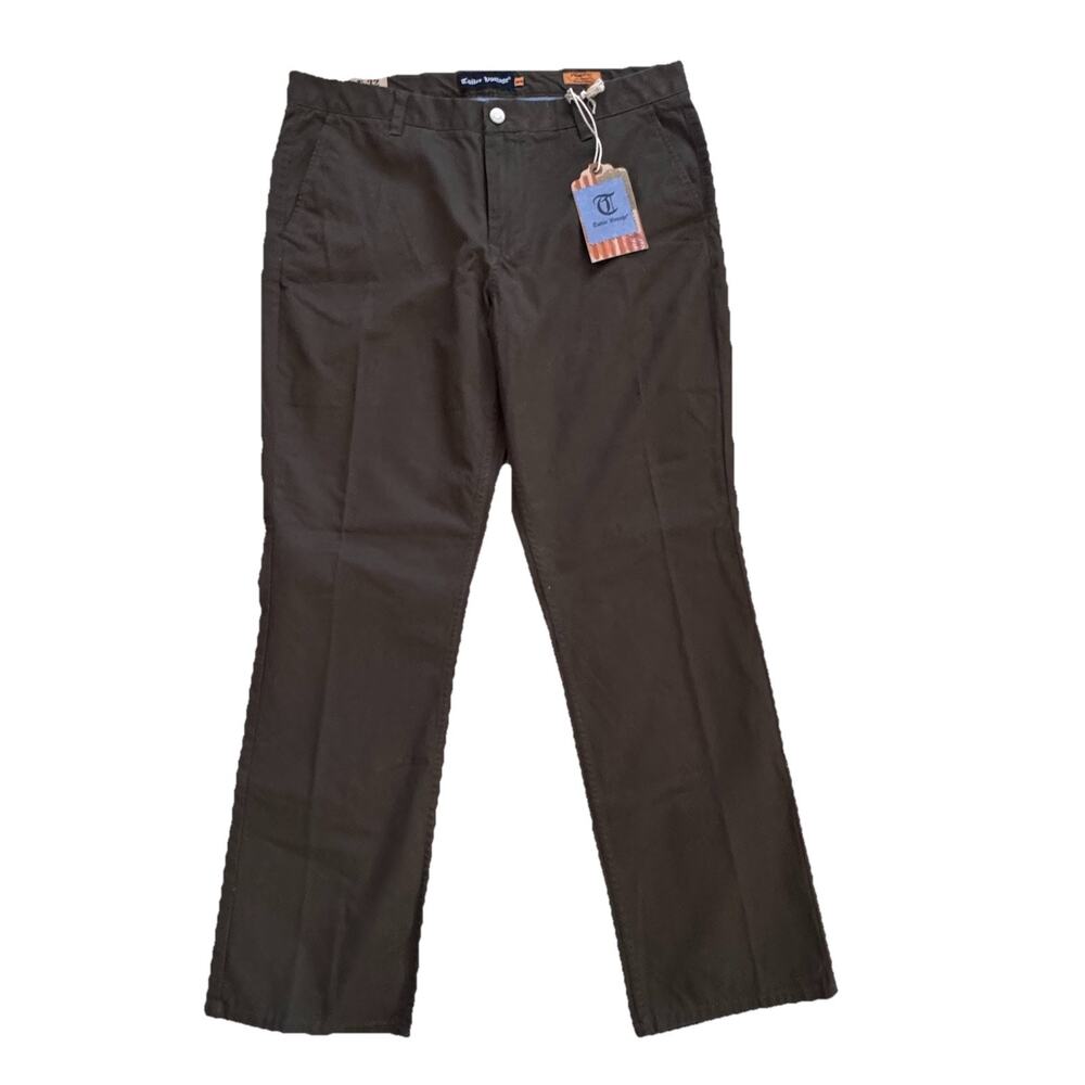 New Tailor Vintage Olive Mens Chino Pants 38 x 32 Classic NWT Capsule